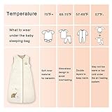 Unisex Babyschlafsack – Ultra weich 100% Baumwolle Größe 80 cm ca. 6-18 Monate Elefant - 6
