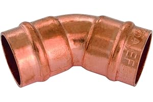 PRIMAFLOW 15mm Solder Ring 45 Degree Elbow - Bag of 10