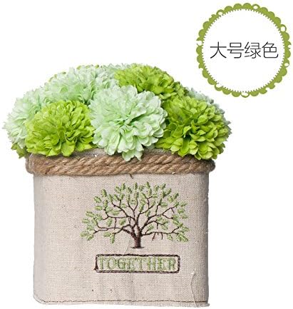 LLPXCC Artificial flowers Creative home floral dining table living room modern simple European style decorative flowers silk flower American indoor large green * cm