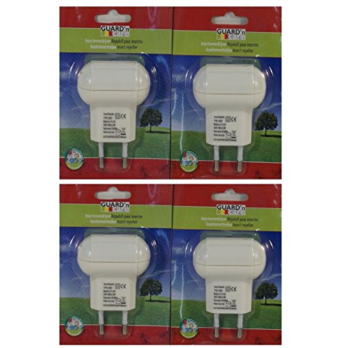 4 er Set Mückenstecker Mückenschutz elektrisch Steckdose Insektenschutz 0,5 Watt