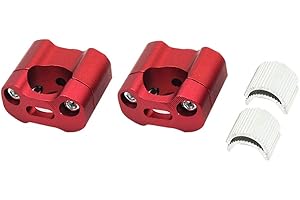 Motorrad Lenkerklemmen, Boyfriend Cardig 22mm 28mm Lenkerklemmen Adapter Motorrad Lenker Riser Motorrad Riser Motocross Modifizierte Teile Motorrad Lenkergriffe Lenkeradapter, Rot