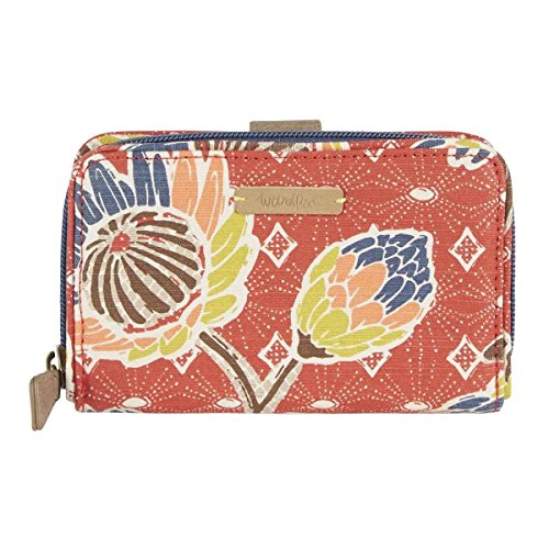 Preisvergleich Produktbild Weird Fish Damen Tom Tom Bedruckte Baumwolle Geldbörse – Tango Rot