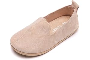 BWGHBH Zapatos Casuales Simples para niños Mocasines de Cuero Ligeros para niños y niñas