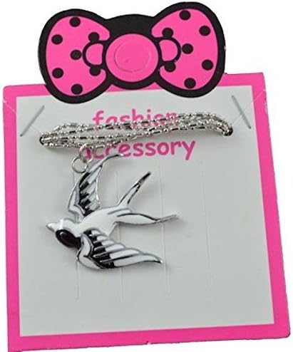 Small Swallow Bird Traditional Necklace Accessory Silver Chain