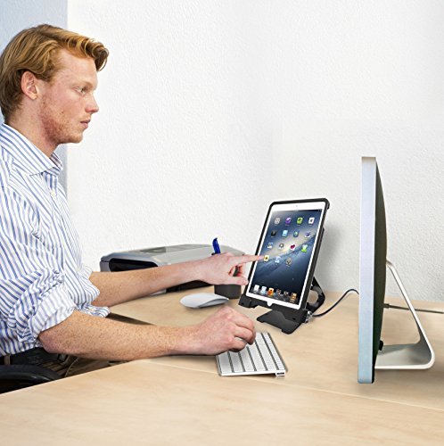 CTA PAD-ASCS Anti-Diebstahl-Sicherheitshülle mit Aufsteller für Apple iPad Air schwarz - 8