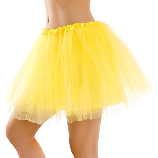 YAZWUR Gonna Da Ballo In Chiffon Giallo, Avvolgente, Con Laccio Regolabile, Per Danza, Yoga E Ginnastica, Per Bambina E Donna