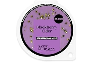 Sassy Shop Wax - Scented Wax Melt - XL Size - 70G (BlackBerry Cider)