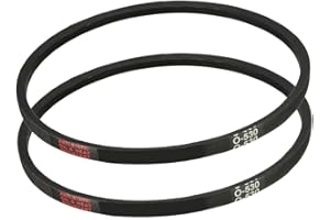 GNHG 2pz Cinghia a V O-530 in Gomma da 530mm/20,9", Cinghia Trasmissione Tipo O Ciclo Chiuso, Larghezza 10mm x Altezza 6mm, per Compressori, Pompe, Trapani, Utensili Elettrici