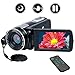 Produktbild Videokamera Camcorder Full HD 1080p Kamera 24.0MP Digitalkamera Nachtsicht Vogging Kamera 18X Digitaler Zoom mit Fernbedienung