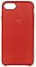 Price comparison product image Apple Leather Back Cover Case for iPhone 7 - Red