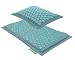 Produktbild Gemeinsam Teppich und Kissen Champ de Fleurs turquoise-turquoise