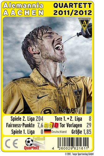 Preisvergleich Produktbild Teepe Sportverlag 16110 - Alemannia Aachen Quartett 11 / 12
