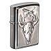 Produktbild Original Zippo Longhorn Skull, Western, Chrome Brushed