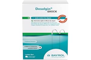 BAYROL Desalgin Shock 1,6 kg - Algenvernichter - Extra Starke Formel - Einfache Anwendung und schnelle Wirkung - wirksam gegen die häufigsten Algenarten, Weiss