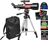 El kit de telescopio incluye el libro Orion Guide del Observer Telescope, el Orion MoonMap 260, y el planisferio Orion Star Target y Kit de posteres de Sistema Solar, Luna y meteoros de Orion.
