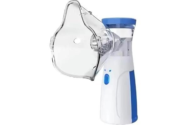 PIARA Portable Nebulizer for Adults and Kids Travel and Household Use, Handheld Mesh Nebulizer for Breathing Problems, Personal Inhalers for Cold and Cough - Quick Relief, Wireless Vaporizer Machine With Respiratory Mask