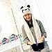 niceeshop(TM) Baby Kids 3 in 1 Combo Winter Accessories Soft Comfortable Plush Panda Animal Hat With Scarf & Mittens