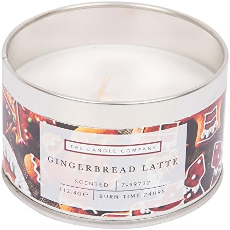 Christmas Tin Candle (Gingerbread Latte)