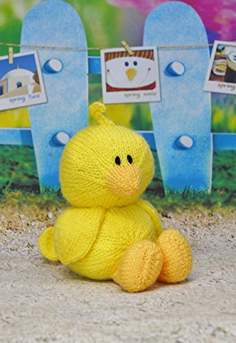 Knitting Pattern Duck Duck Soft Toy from Knitting by Post. Easter Spring Knitters Leaflet. Knit Cute Bird Duckling Gifts. Fun Quick & Easy Beginner Critter Soft Toy UK Knits. Quack