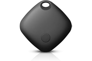 SUOXIOM Android Smart Tag USB-CRechargeable,Android Air Tracker Tag Schlüsselfinder Kompatibel mit Google Mein Gerät Finden APP Bluetooth GPS Tracker IP67 Wasserdicht Key Finder für Gepäck,Brieftasche (black)