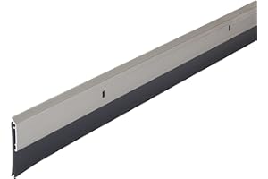 MD BUILDING PRODUCTS M-D Building Products 48996 Heavy Duty Door Sweep EXV, 36 Inches, Satin Nickel