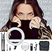 Produktbild LED Ringlicht/Ringleuchte: 18 Zoll Dimmbar 3200-5600K Mit Ständer,Kosmetikspiegel,Smartphone-Halterung,Tragetasche Für Makeup Selfie Porträt Fotografie