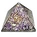 Produktbild Amethyst Stein Pyramide Heilung Kristalle Reiki organite Pyramide Reiki Spritual Geschenk mit Rot Geschenk Tasche