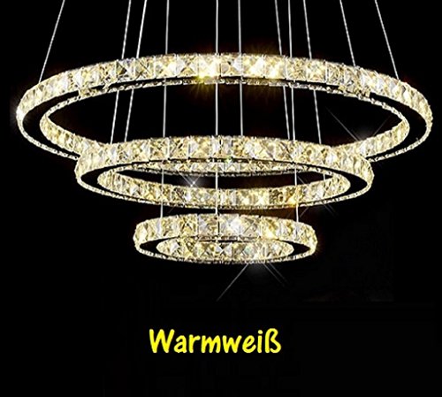 Luces de techo Araña, Cristal TOPMAX 20 * 40 * 60 LED blanco cálido Crystal lámpara de techo lámpara de techo colgante