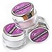 Fashion Gallery Jumbo Size Acrylic Powder Nail Art Tips UV Gel Glitter Deco Kit Set Clear Pink White