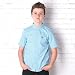 Boys Lyle And Scott Junior Boys Checked Shirt in Blue - 10-11