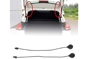 DECHOGA 2 PCS Car Parcel Rack Fixing Strap Rope Tie Down Strap Nylon Rope Fits Ford Focus MK3 2012-2017