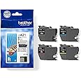 Brother Original LC-421VAL Ink Cartridges Value Pack for Brother DCP-J1050DW, DCP-J1140DW, MFC-J1010DW (4 Ink Cartridges: Bla
