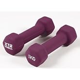 Xtr Fitness Vinyl Neoprene Dambıl 1 Kg x 2 Adet Mor