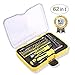 Produktbild Präzisions-Schraubendreher-Set - magnetische Schraubendreher-Kits, professionelles Reparatur-Werkzeug-Set 62-1 mit 58 Bits für Smartphone, Computer, Computer, Brille, Laptop