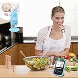 HelloBaby HB24 2.4″ Digital Funk TFT LCD Drahtlos Babyphone Wireless Video Kamera Baby Monitor Babyviewer Überwachung Nachtsicht + Temperatursensor - 5