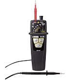 Bosch Professional Tester di tensione GVT 1000-15 (test fino a 1000 V AC/DC, feedback LED, cicalino, avvisi di vibrazione, IP65, torcia incorporata, cavo da 125 cm, 2x1,5 V LR03 (AA), custodia