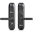 EZVIZ L2S Smart Fingerprint Lock, Keyless Lock with Four Unlock Methods, Real-Time Mobile Alerts, Built-In Electronic Doorbell, Anti-Tamper Alarm, Low-Battery Warning, Easy User Management