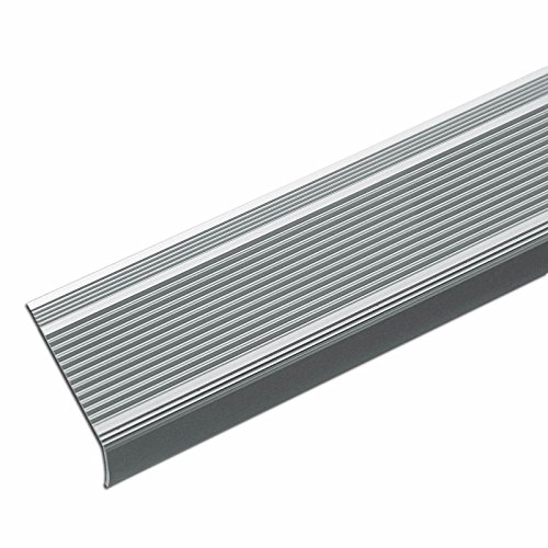 Alu Stufenkantenprofil Integral | L Form | selbstklebendes Treppen Profil | Breite 30 mm | eloxiert Silber | 134 cm - 2