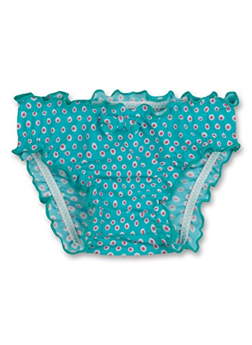 Sanetta Baby Girls 0-24m 430233 Swimsuit, Blue (Capri Breeze 50078), 9-12 Months (Manufacturer Size: 80)