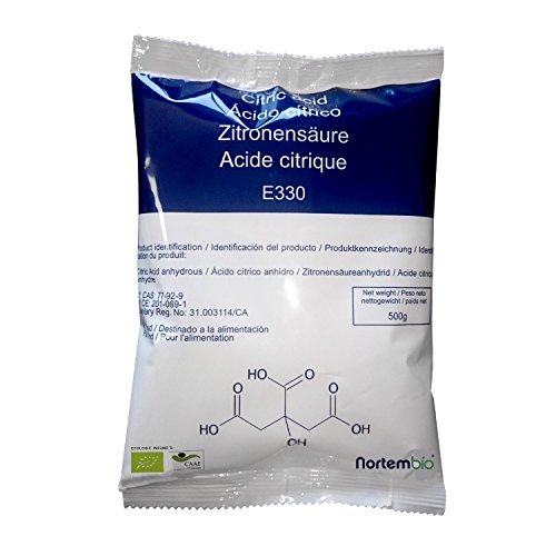 Zitronensure 500g, Lebensmittelqualitt Pharmaqualitt, 100% Natrlich, E330 pulver, kologischen entkalker, NortemBio, CE Produkt Zitronensure 500g, Lebensmittelqualitt Pharmaqualitt, 100% Natrlich, E330 pulver, kologischen entkalker, NortemBio, CE Produkt