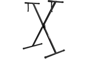 Audibax Onyx 121 Soporte Tijera para Teclado (Yamaha, Casio, Roland, Korg)