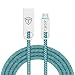 Tukzer Micro-USB to USB Cable Zinc Alloy-Nylon Braided (4 Feet/ 1.2 Meter) - High Speed, Quick Charge 2.4 Amp & Data Sync (Chevron Blue) RS.349.00
