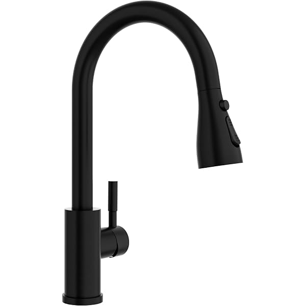 Pfister Alderwood Kitchen Faucet With Pull-Down Sprayer, Soap Dispenser, Matte Black Finish, Single Handle, NSF Certified – F5297AWB 4 thumbnail image