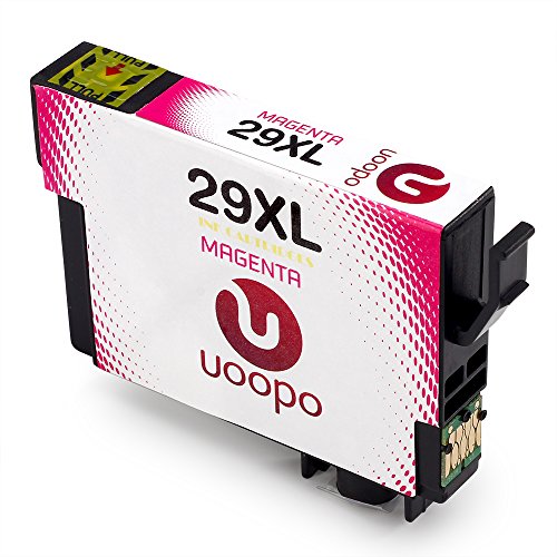 Uoopo Epson 29XL Kompatible Druckerpatronen, Multipack patronen für Epson Expression Home XP-332 XP-235 XP-335 XP-432 XP-435 XP-442 XP-445 XP-342 XP-345 XP-245 XP-247 Drucker.( 1 Schwarz 1 Cyan 1 Magenta 1Gelb) - 4