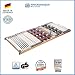 Produktbild Ravensberger Matratzen® Duomed® Lattenrost | 7-Zonen-Buche-Teller-Lattenrahmen | Teller und Leisten| Starr| MADE IN GERMANY - 10 JAHRE GARANTIE | TÜV/GS 80x200 cm