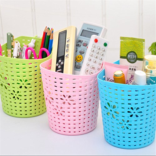 Yiliay Plastik Hängend Duschkorb Hängekorb Aufbewahrungsbox Haken Badkörbe Für Küche Badezimmer-Grau L - 5