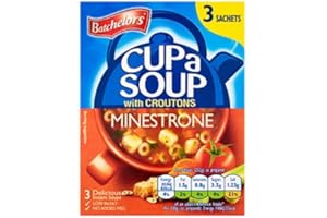 BUNDLE Batchelors Cup a Soup with Croutons Minestrone 3 sobres 68 g (Paquete de 3)