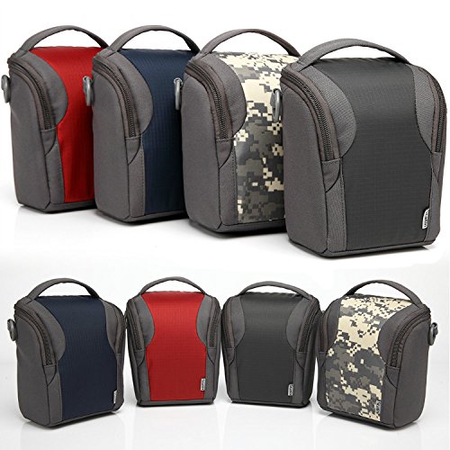 First2savvv BDV2201 noir qualit   de luxe nylon anti-choc appareil photo num  rique cam  scope housse cas pour Canon PowerShot SX420   SX410   EOS M10   EOS M3  G1X Mark II   G3X