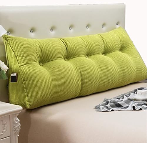 YOTA HOME Bedside Backrest Double Bedhead Pillow Triangle Cushion Pillow Comfortable Cushions Sofa Backrest Soft Package Bed Large Waist Nursing Pillow 22*50*200cm (Color : C)