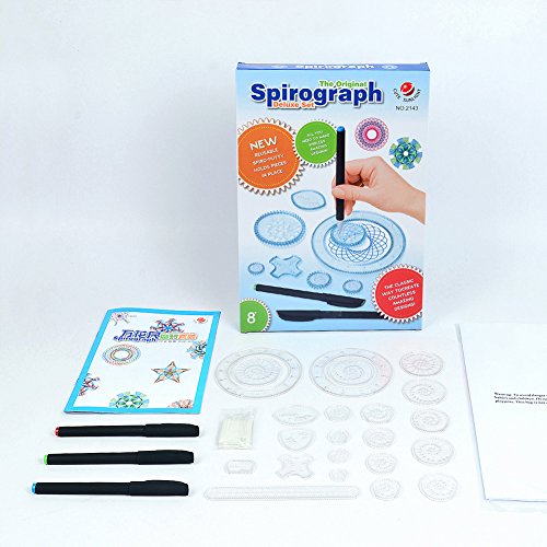 Preisvergleich Produktbild Etbotu Kinder Kreative Spirograph Zeichnung Spielzeug Set Geometrische Lineal Student Drafting Tools Geschenk